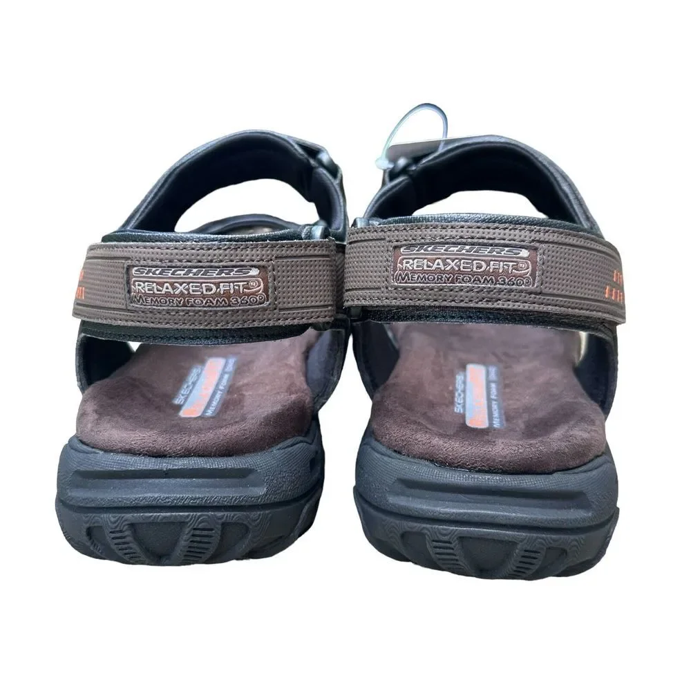 Skechers Men's Size 13 Louden Relaxed Fit Sport Sandals Memory Foam Straps 64487